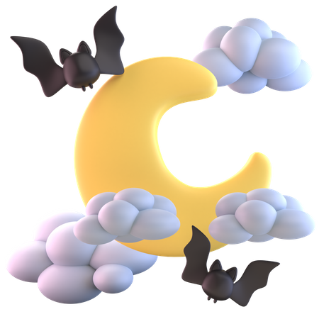 Moon  3D Icon