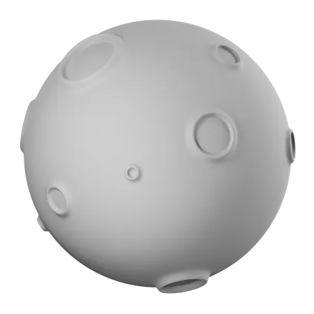 Moon 3 D Illustration 3D Icon
