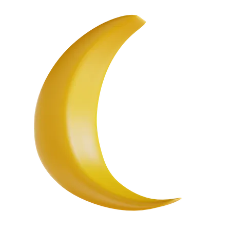 3 D Illustration Moon And Star Suitable For Ramadan 3D Illustration