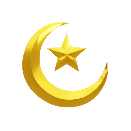 This Is The Ramadhan Icon Commonly Used In Design And Games 3D Illustration