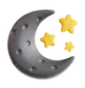 Moon and Stars