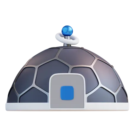 Moon Base  3D Icon