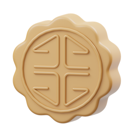 Moon Cake  3D Icon