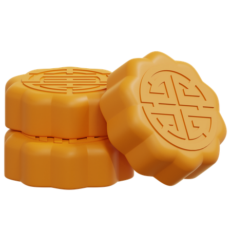 Moon Cake  3D Icon