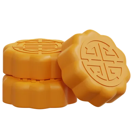 Moon Cake  3D Icon