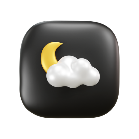 Moon Light Weather  3D Icon