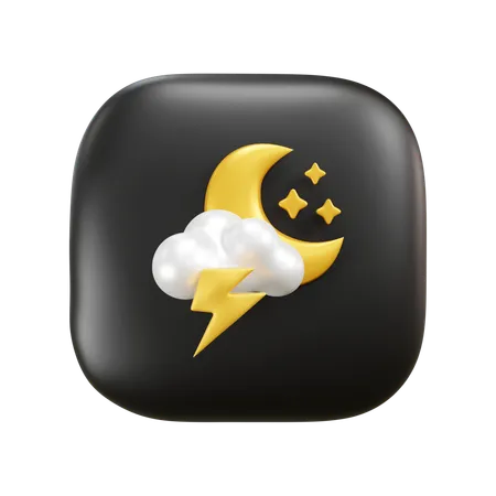 Moon Light Weather  3D Icon