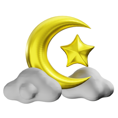 Moon Night  3D Icon