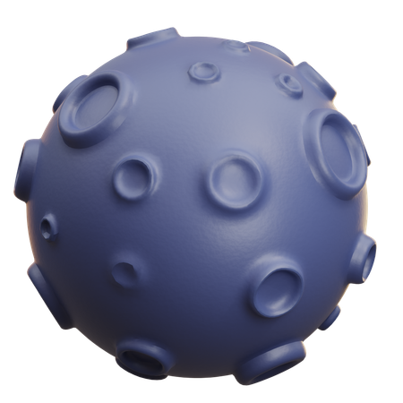 Moon Planet  3D Icon