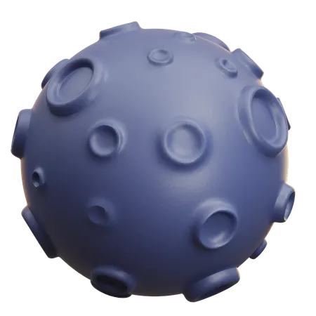 Moon Planet  3D Icon