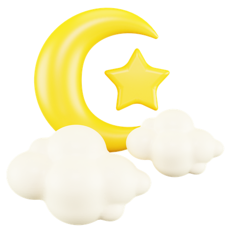 Moon Ramadan  3D Icon
