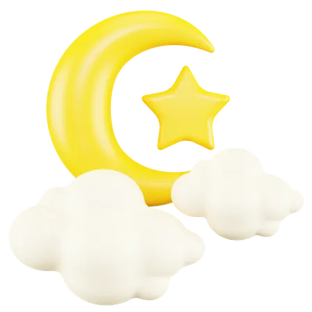 Moon Ramadan  3D Icon