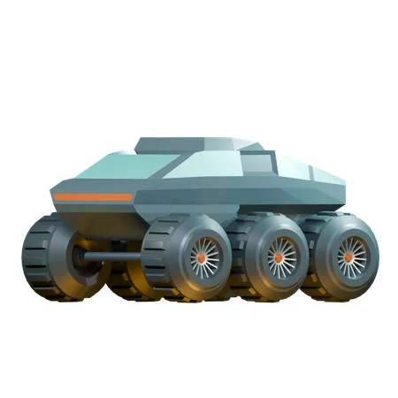 Moon rover  3D Icon