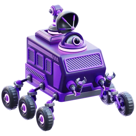 Moon Rover  3D Icon