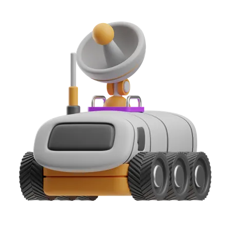 Moon rover  3D Icon