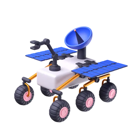 Moon Rover  3D Icon