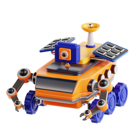 Moon Rover  3D Icon