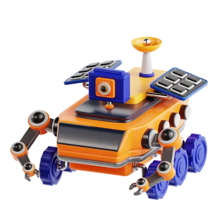 Moon Rover  3D Icon