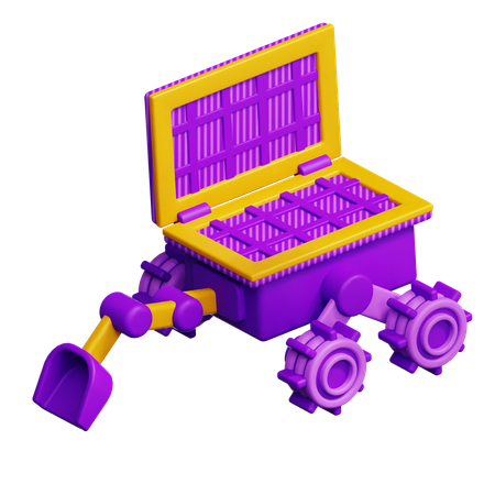 Moon Rover  3D Icon