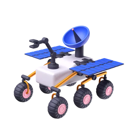 Moon Rover  3D Icon