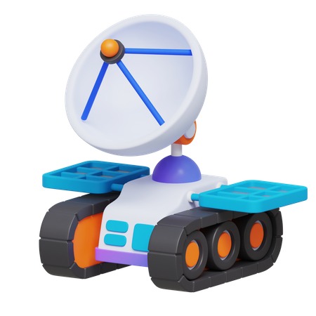 Moon Rover 3D Icon