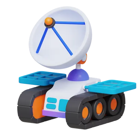 Moon Rover 3D Icon