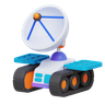 3d moon-rover emoji
