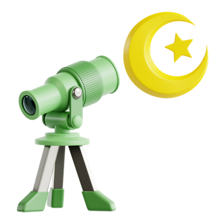 Moon Sighting  3D Icon