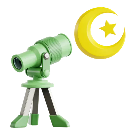 Moon Sighting  3D Icon