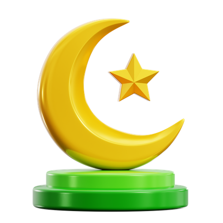 Moon Stage  3D Icon