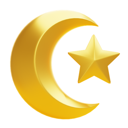 MOON STAR  3D Icon