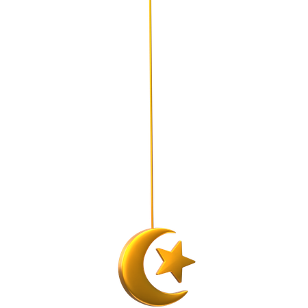 Moon Star  3D Icon