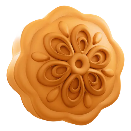 Mooncake  3D Icon