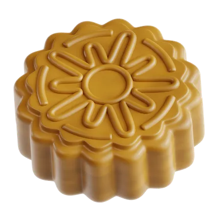 Mooncake  3D Icon