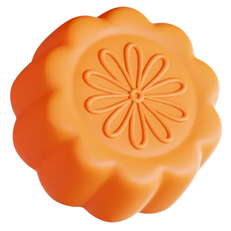 Mooncake  3D Icon