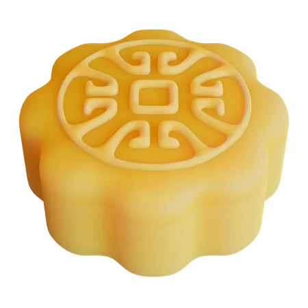 Mooncake 3D Icon