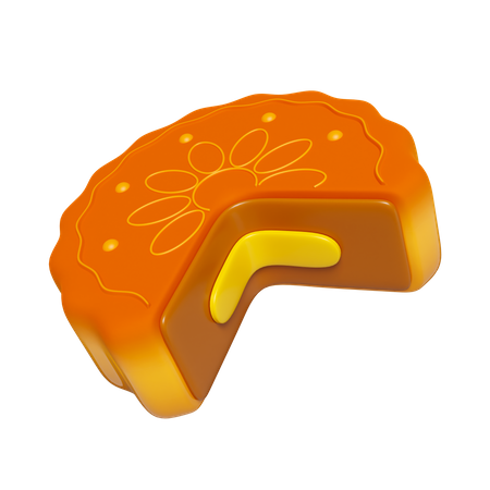 Mooncake  3D Icon
