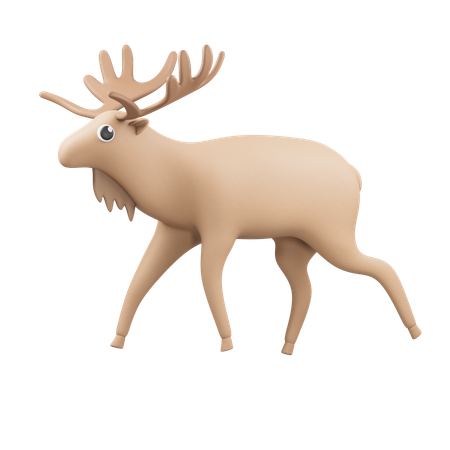 Moose  3D Icon