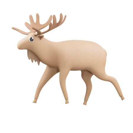 Moose  3D Icon
