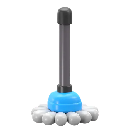 Mop 3 D Cleaning Service Icon 3D Icon