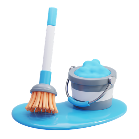 Mop  3D Icon