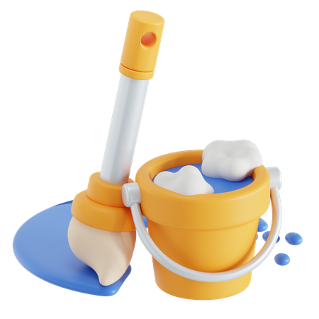 Mop tools  3D Icon