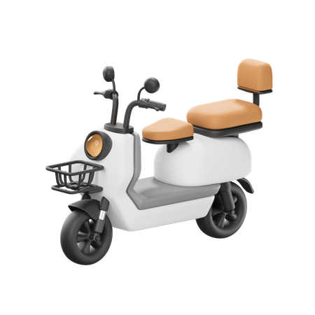 Moped  3D Icon