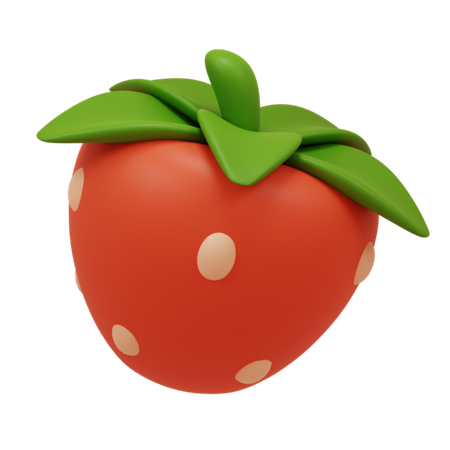 Morango  3D Icon