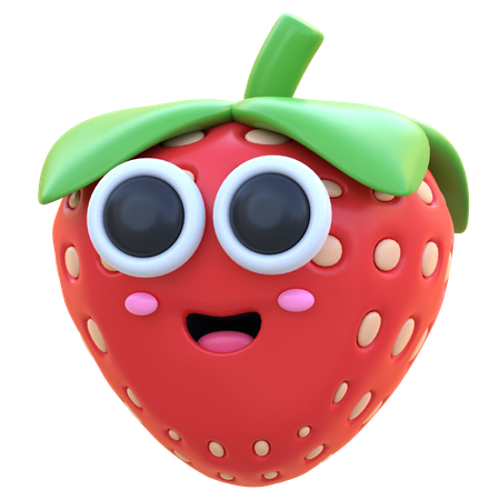 Morango  3D Icon