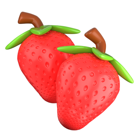 Morango  3D Icon