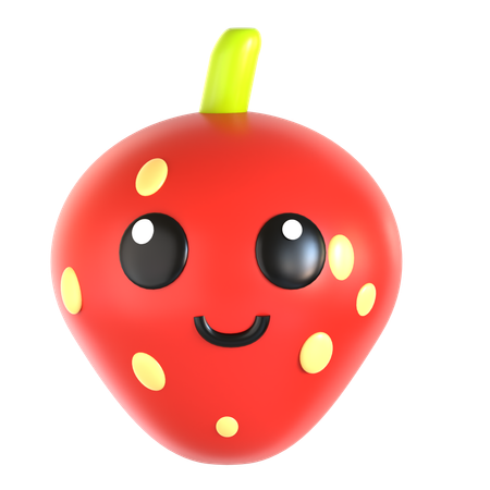 Morango  3D Icon