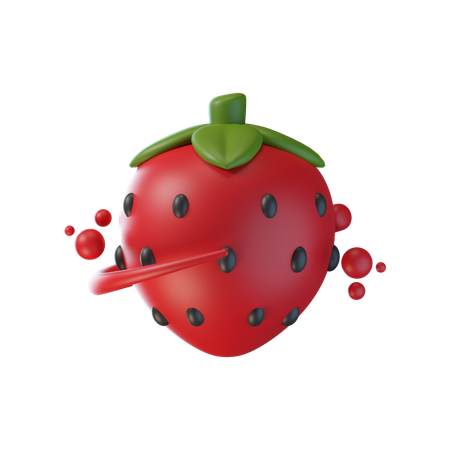 Morango  3D Icon