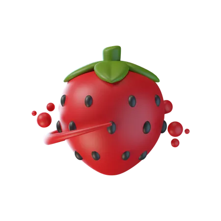 Morango  3D Icon