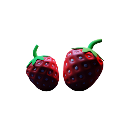 Morango  3D Icon